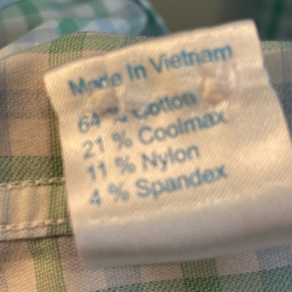 Twillory Shirt Mens 16.5 32 33 Plaid Tailored Fit Performance Button Up - Picture 5 of 11